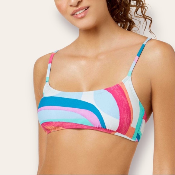 Hula Honey Flying Colors Strappy Back Bikini Top - Picture 3 of 8